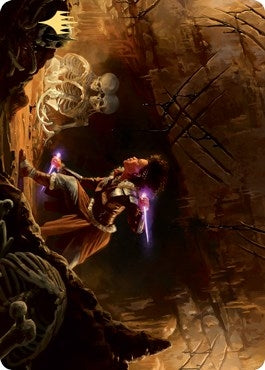 Image for Dogged Pursuit Art Card (Gold-Stamped Signature) (21) (ASKHM) - Magic: The Gathering