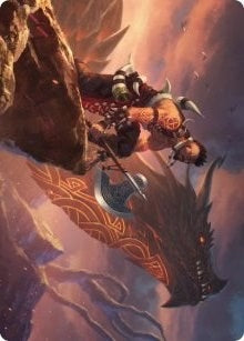 Image for Dragonkin Berserker Art Card (32) (ASKHM) - Magic: The Gathering