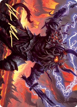 Image for Kardur, Doomscourge Art Card (Gold-Stamped Signature) (57) - Magic: The Gathering