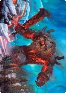 Image for Quakebringer Art Card (37) (ASKHM) - Magic: The Gathering