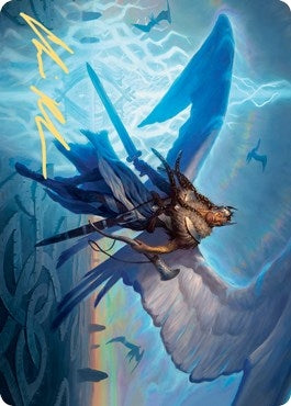 Image for Righteous Valkyrie Art Card (Gold-Stamped Signature) (6) - Magic: The Gathering