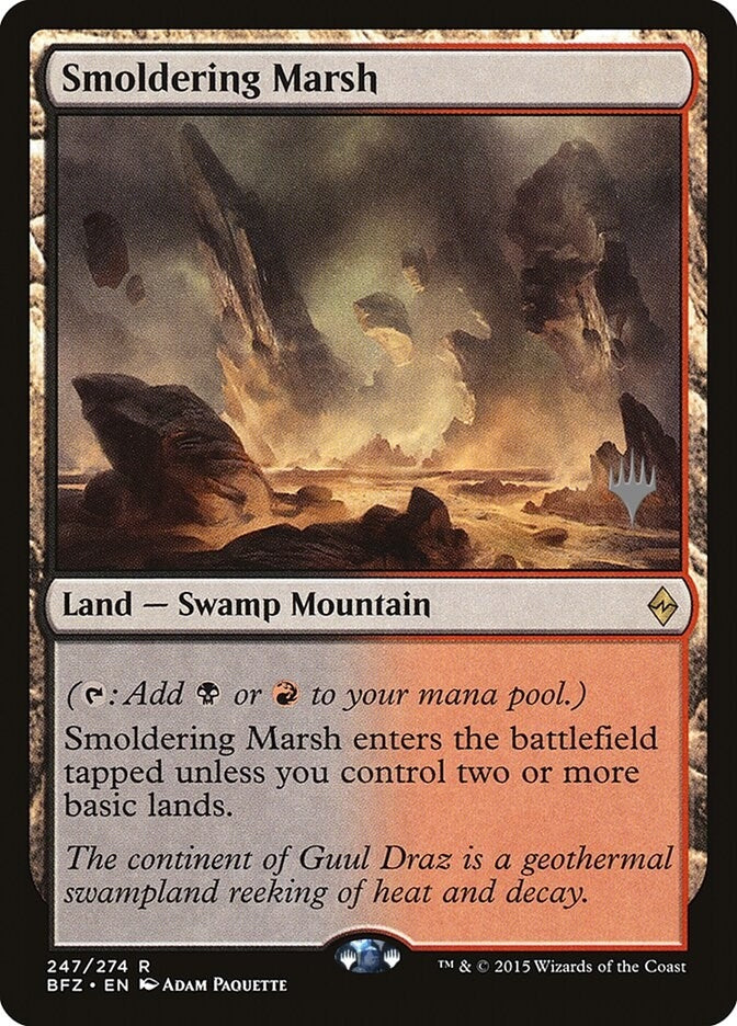Image for Smoldering Marsh - Magic: The Gathering