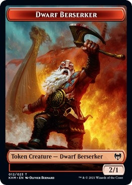 Image for Dwarf Berserker // Emblem - Tibalt, Cosmic Impostor Double-Sided Token (12 // 21) - Magic: The Gathering