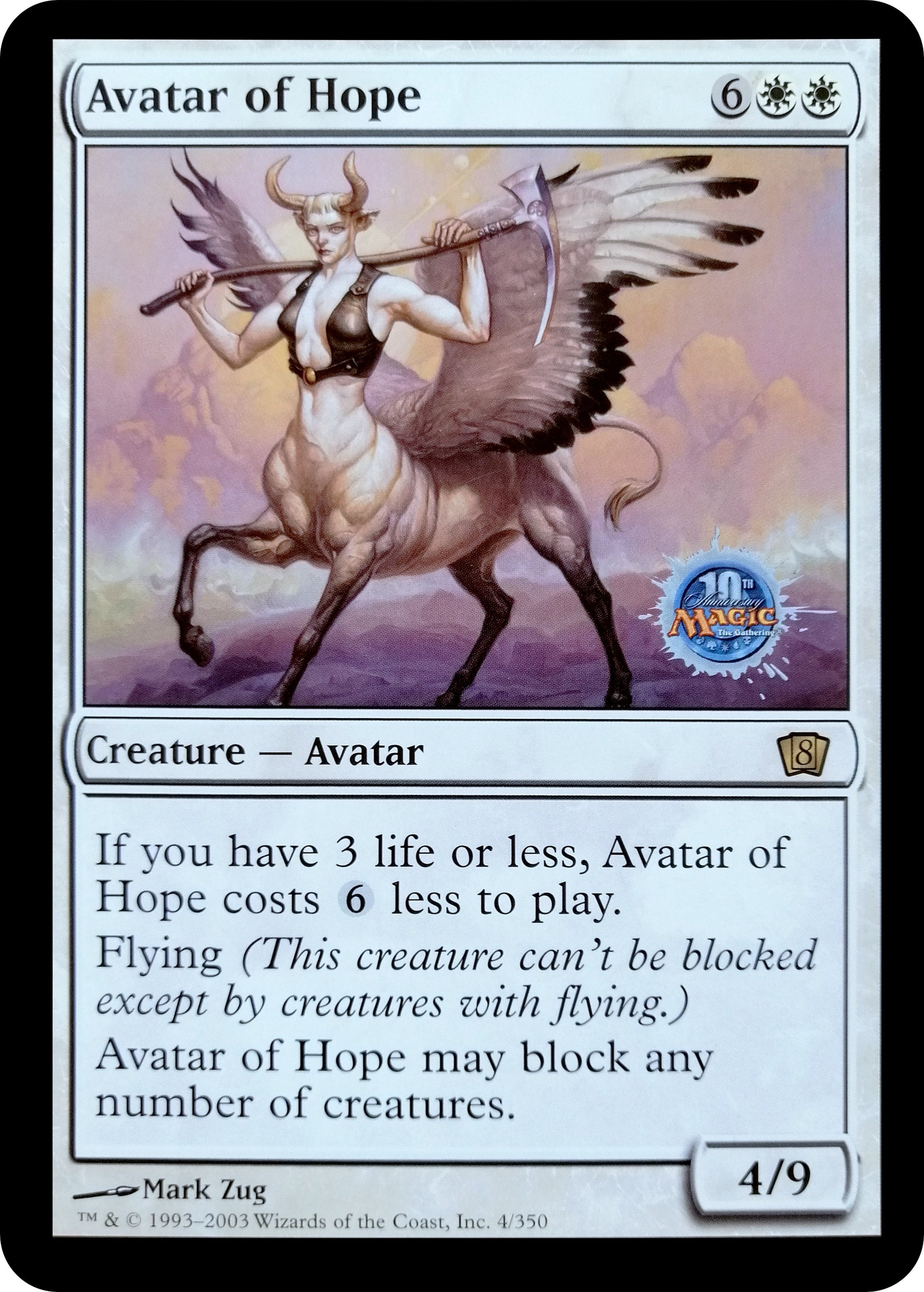 Image for Avatar of Hope (Grand Prix Bangkok 2003) (4) - Magic: The Gathering