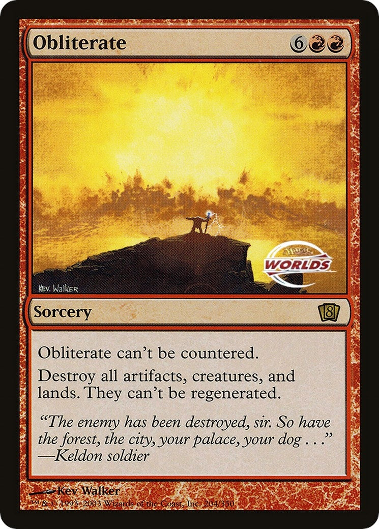 Image for Obliterate (World Championship 2003) (204) - Magic: The Gathering