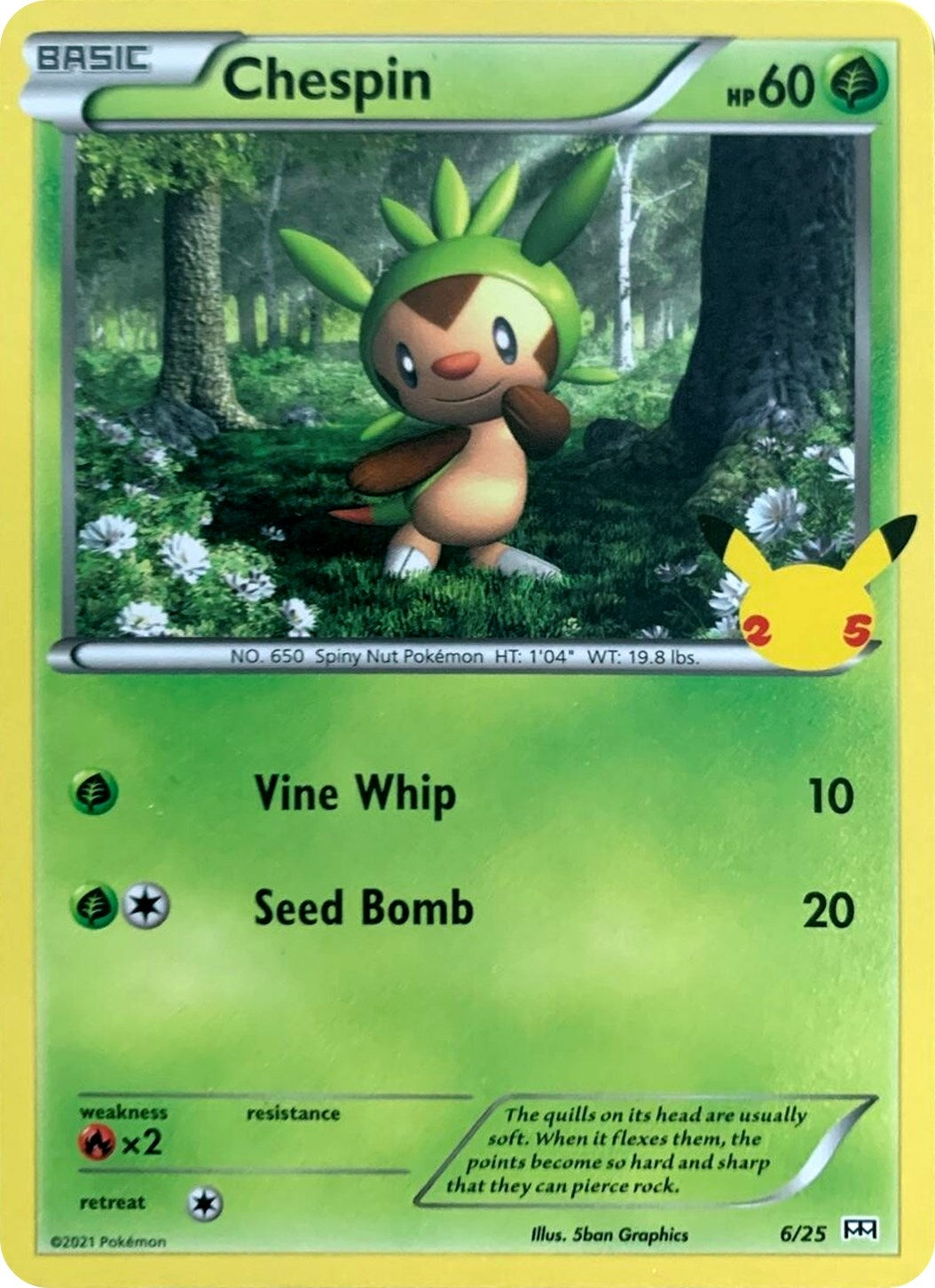 Image for Chespin (006/025) (M21) - Pokemon