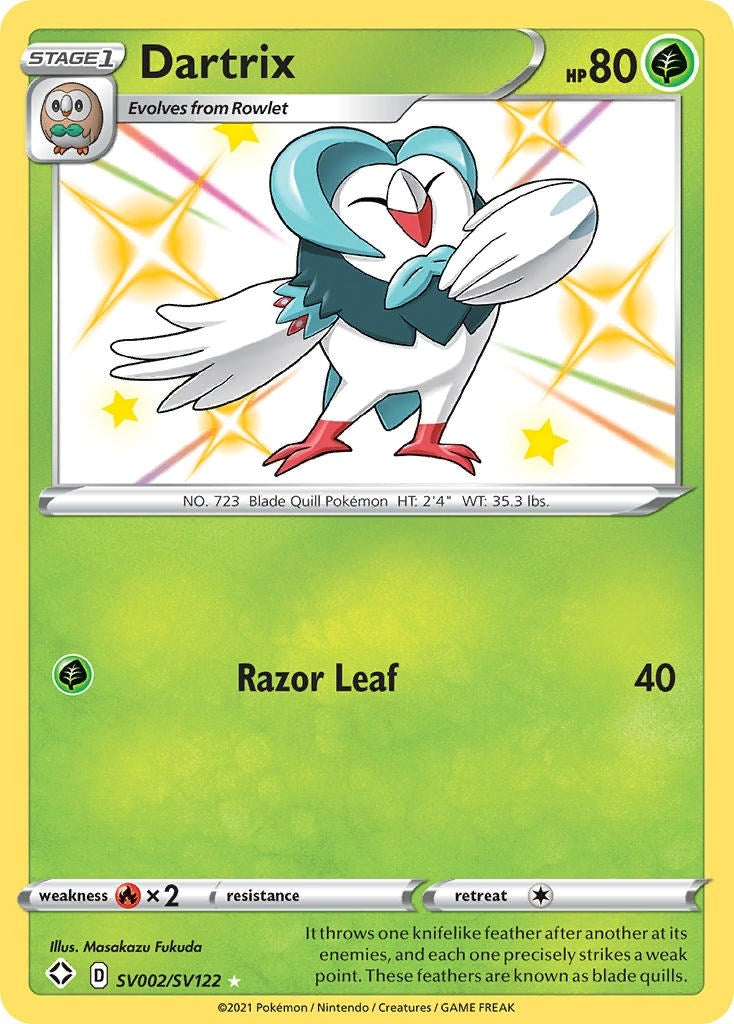 Image for Dartrix (SV002/SV122) (SHFSV) - Pokemon