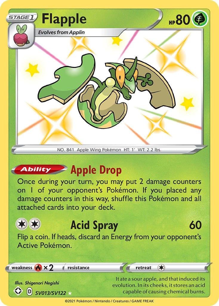 Image for Flapple (SV013/SV122) (SHFSV) - Pokemon
