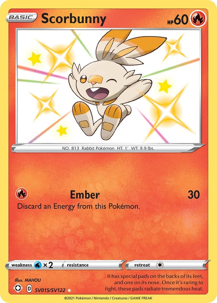 Image for Scorbunny (SV015/SV122) (SHFSV) - Pokemon