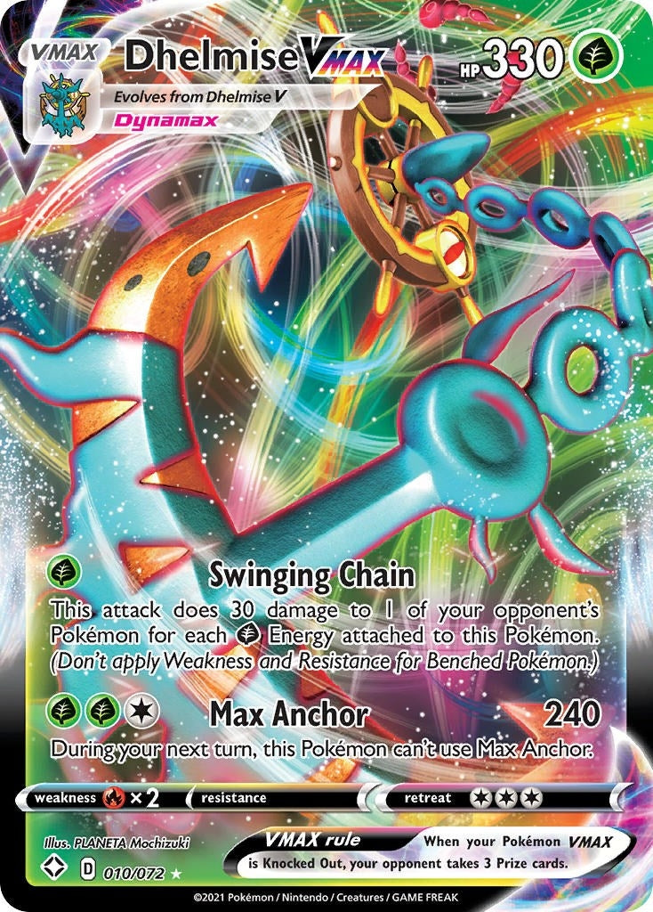 Image for Dhelmise VMAX (010/072) (SHF) - Pokemon