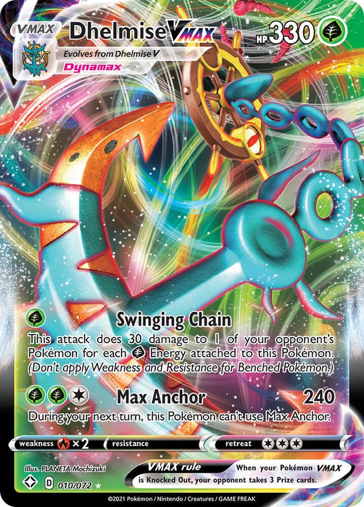 Image for Dhelmise VMAX (010/072) (SHF) - Pokemon