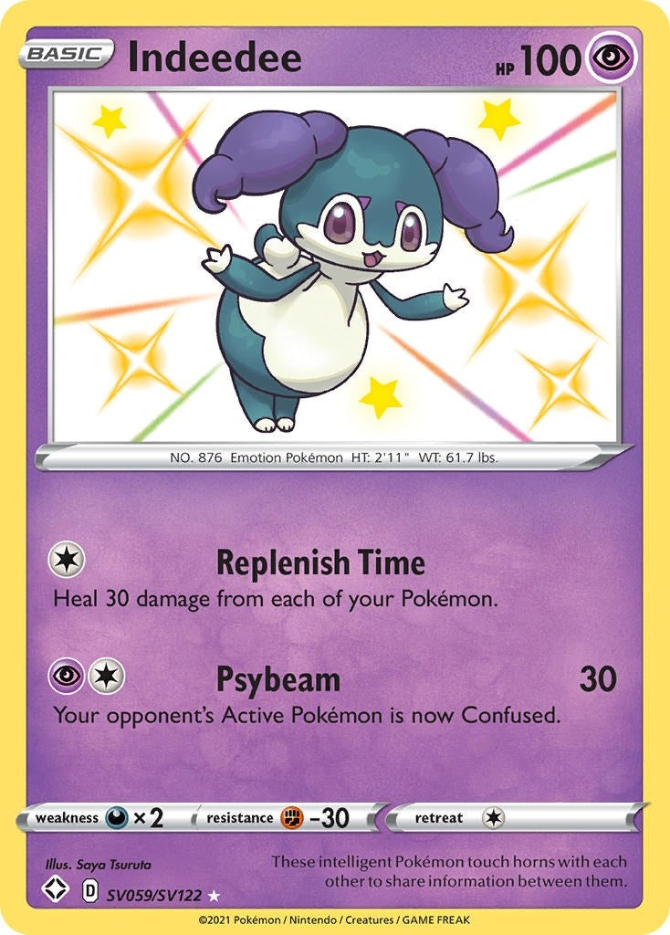 Image for Indeedee (SV059/SV122) (SHFSV) - Pokemon