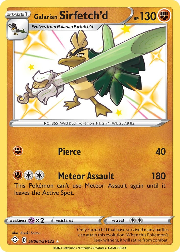 Image for Galarian Sirfetch'd (SV064/SV122) (SHFSV) - Pokemon