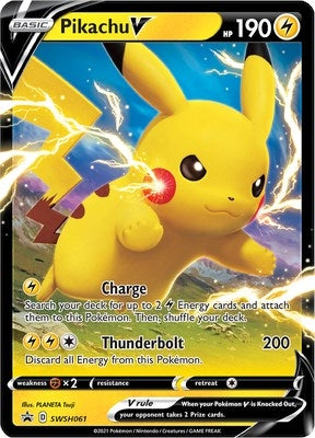 Image for Pikachu V - SWSH061 (SWSH061) (SWSD) - Pokemon