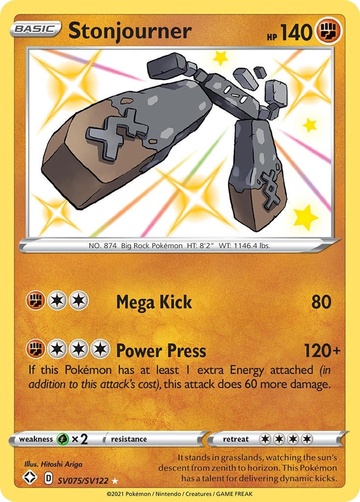 Image for Stonjourner (SV075/SV122) (SHFSV) - Pokemon