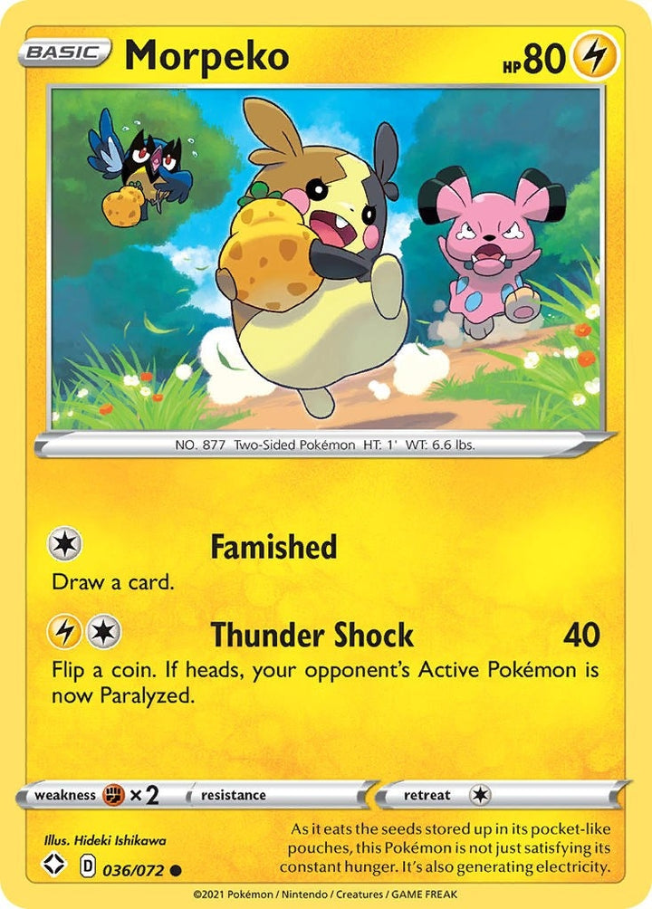 Image for Morpeko (036) (036/072) (SHF) - Pokemon