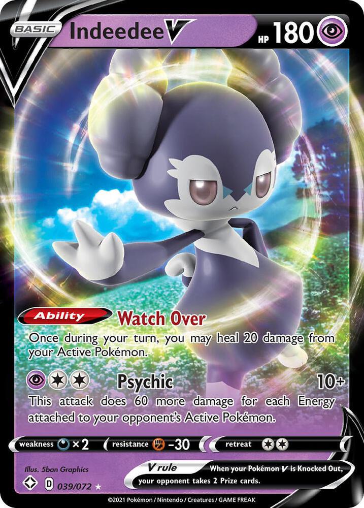 Image for Indeedee V (039/072) (SHF) - Pokemon