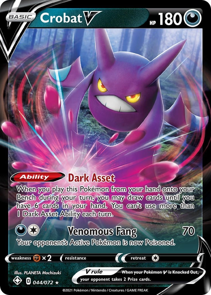 Image for Crobat V (044/072) (SHF) - Pokemon