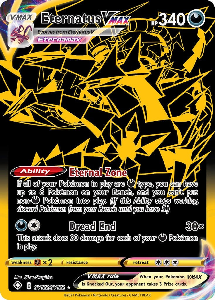 Image for Eternatus VMAX (SV122/SV122) (SHFSV) - Pokemon