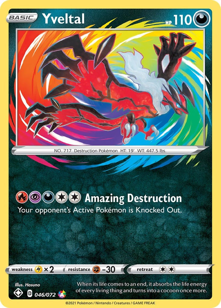 Image for Yveltal (046/072) (SHF) - Pokemon