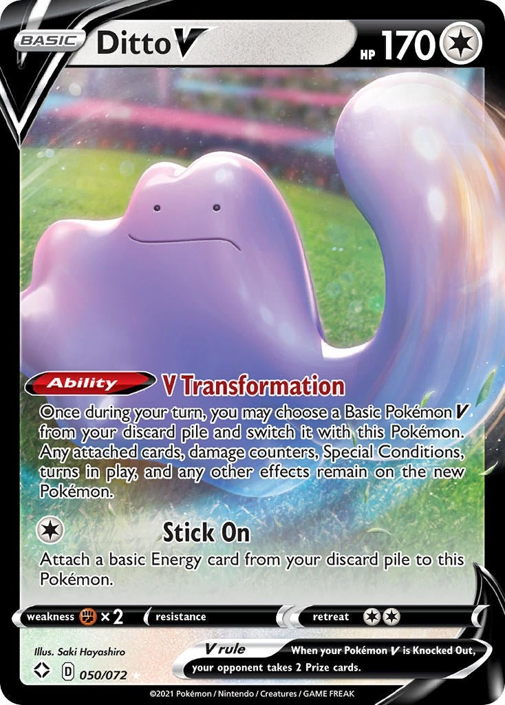 Image for Ditto V (050/072) (SHF) - Pokemon
