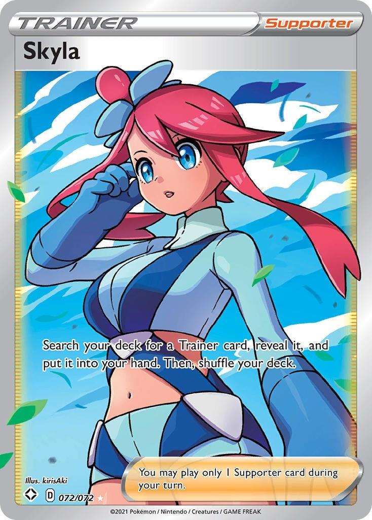 Image for Skyla (Full Art) (072/072) (SHF) - Pokemon