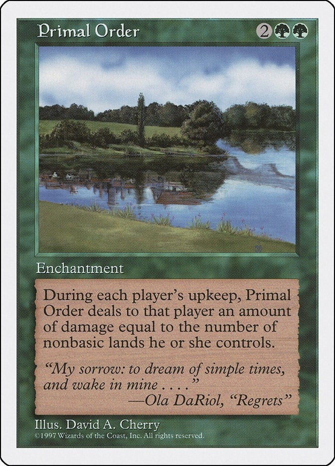 Image for Primal Order - Magic: The Gathering
