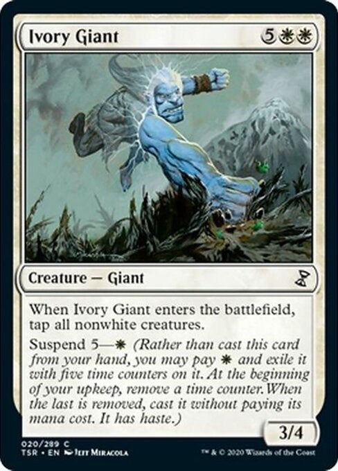 Image for Ivory Giant (20) (TSR) - Magic: The Gathering