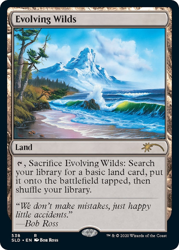 Image for Evolving Wilds (Bob Ross) (538) - Magic: The Gathering