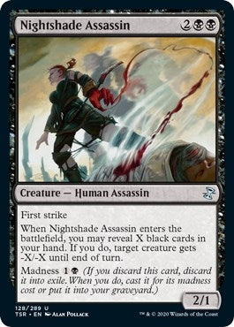 Image for Nightshade Assassin (128) (TSR) - Magic: The Gathering