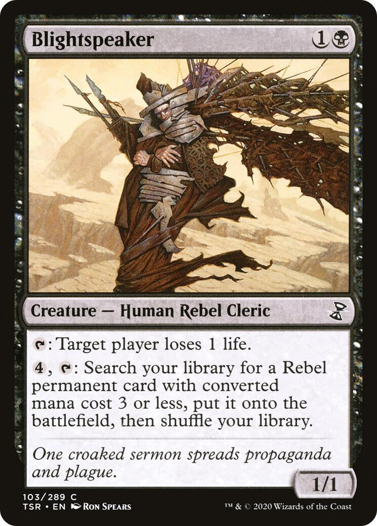 Image for Blightspeaker (103) (TSR) - Magic: The Gathering
