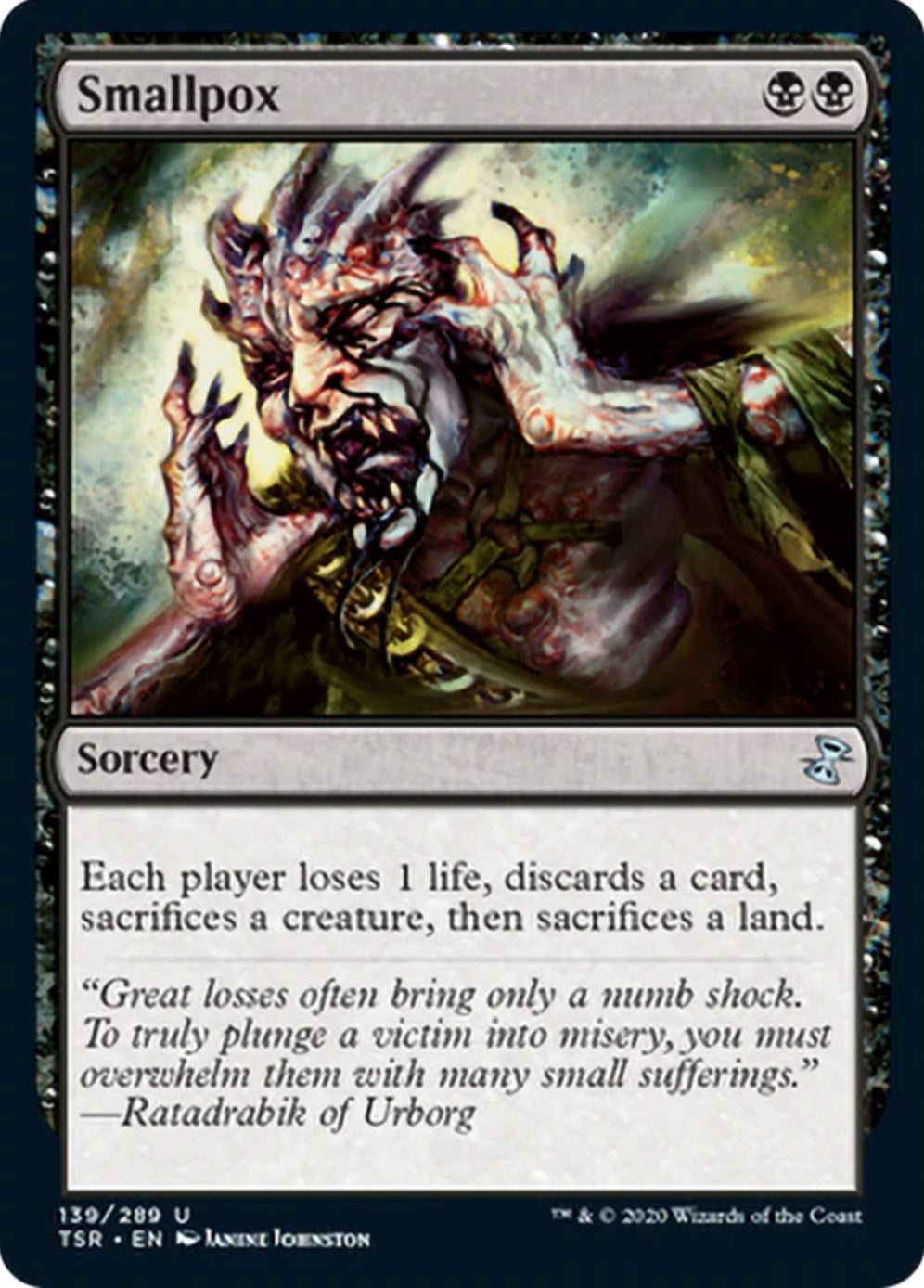Image for Smallpox (139) (TSR) - Magic: The Gathering