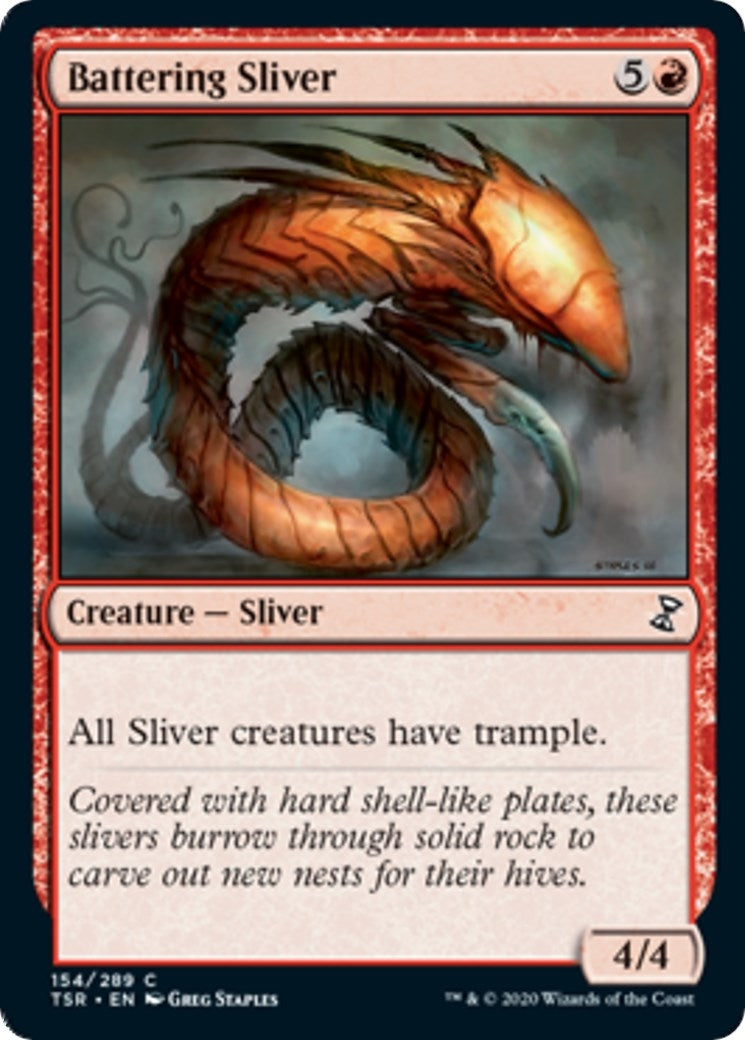Image for Battering Sliver (154) (TSR) - Magic: The Gathering