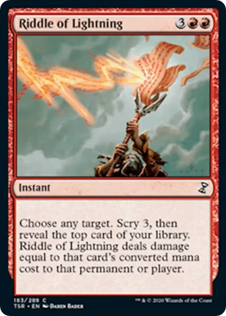Image for Riddle of Lightning (183) (TSR) - Magic: The Gathering