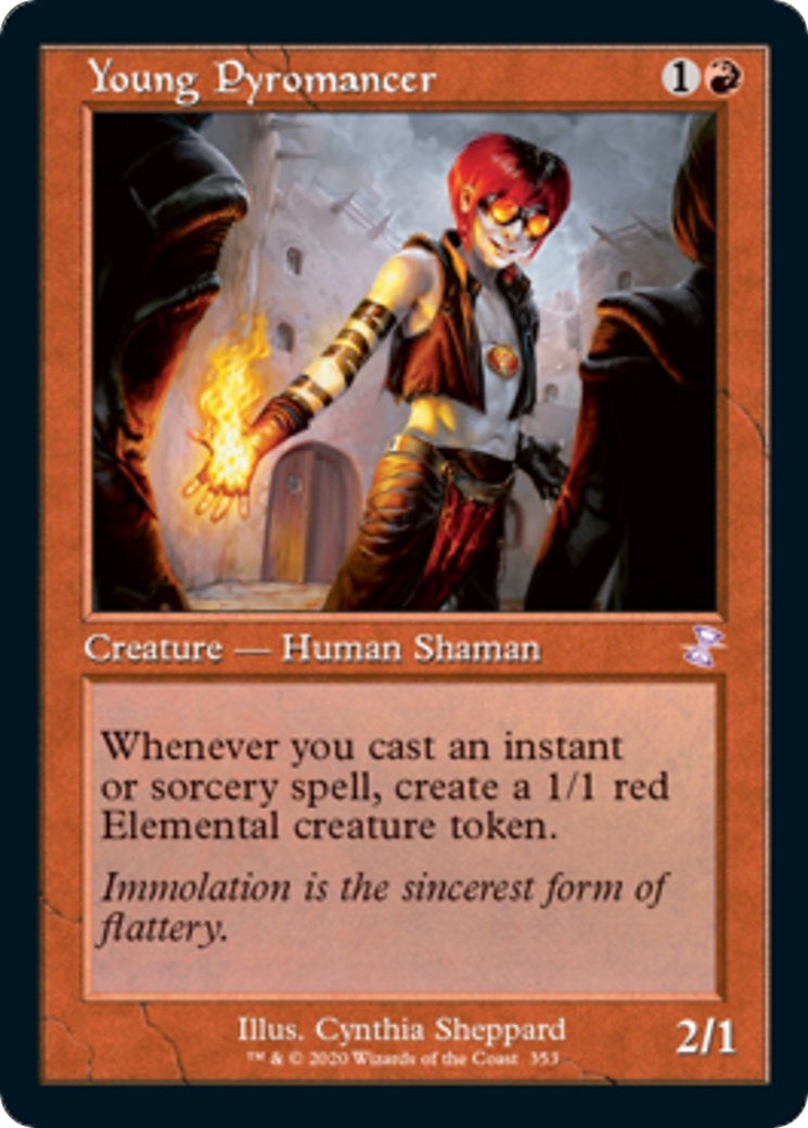 Image for Young Pyromancer (353) (TSR) - Magic: The Gathering