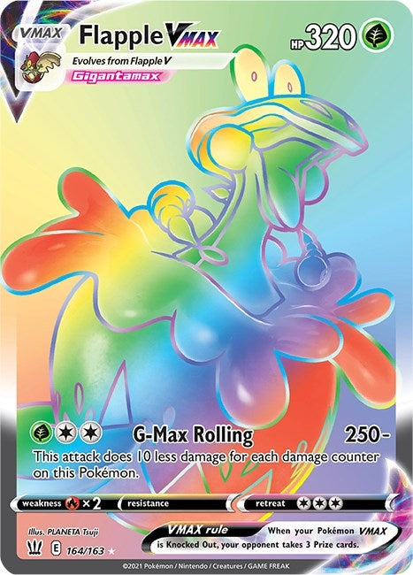Image for Flapple VMAX (Secret) (164/163) (SWSH05) - Pokemon