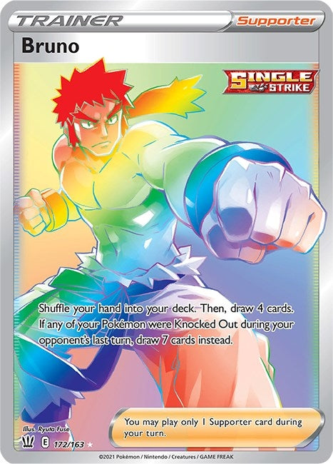 Image for Bruno (Secret) (172/163) (SWSH05) - Pokemon