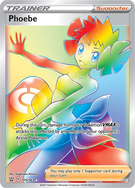 Image for Phoebe (Secret) (175/163) (SWSH05) - Pokemon