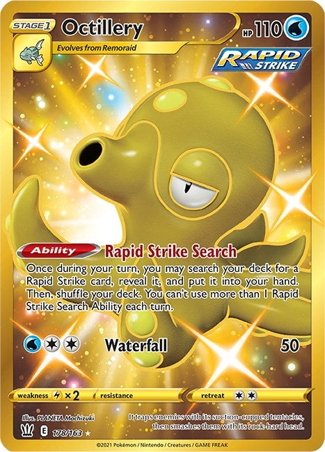 Image for Octillery (Secret) (178/163) (SWSH05) - Pokemon