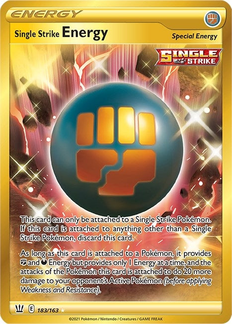 Image for Single Strike Energy (Secret) (183/163) (SWSH05) - Pokemon