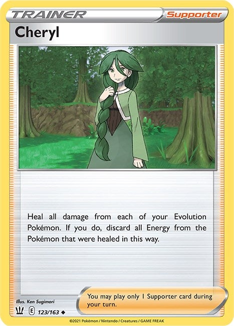 Image for Cheryl (123/163) (SWSH05) - Pokemon