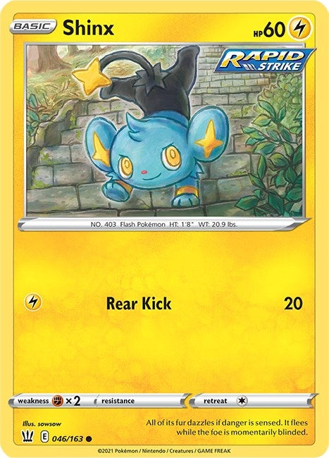Image for Shinx (046/163) (SWSH05) - Pokemon