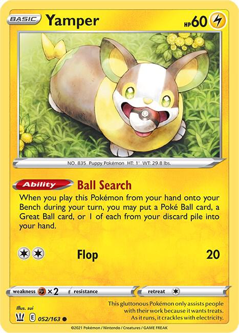 Image for Yamper (052/163) (SWSH05) - Pokemon