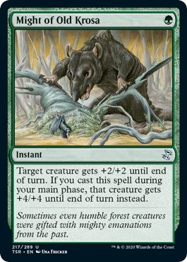 Image for Might of Old Krosa (217) - Magic: The Gathering
