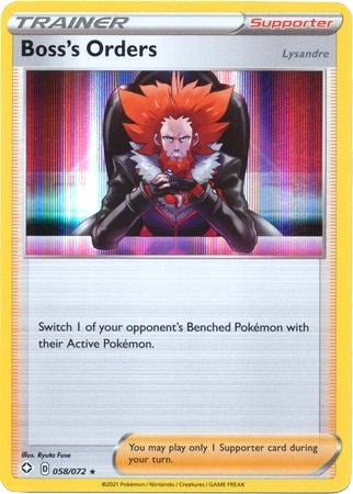 Image for Boss's Orders [Lysandre] (058/072) (PR) - Pokemon