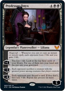 Image for Professor Onyx (83) (STX) - Magic: The Gathering