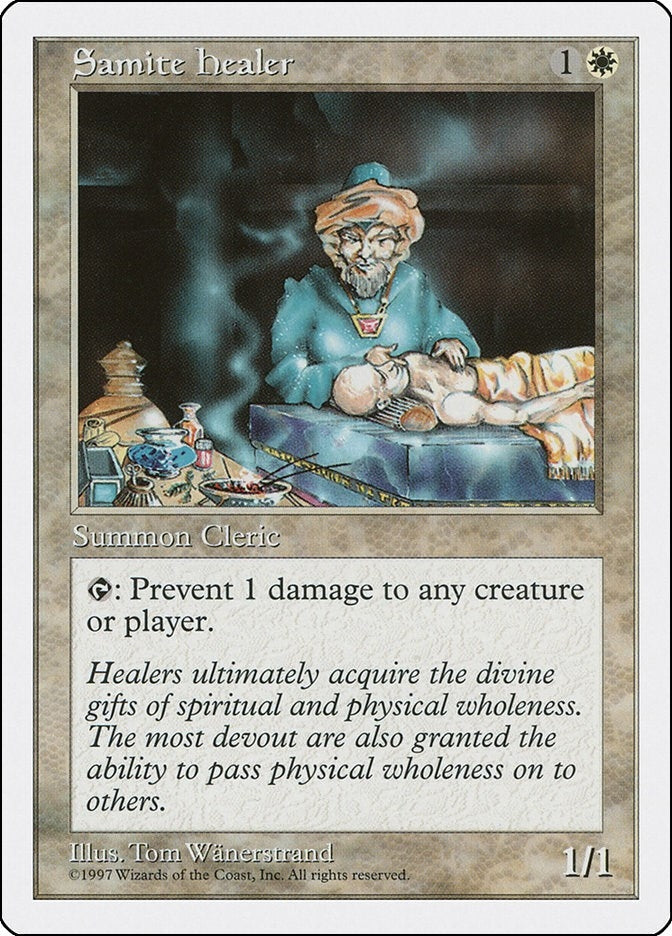 Image for Samite Healer - Magic: The Gathering