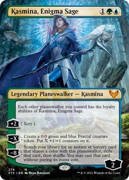 Image for Kasmina, Enigma Sage (Borderless) (279) - Magic: The Gathering