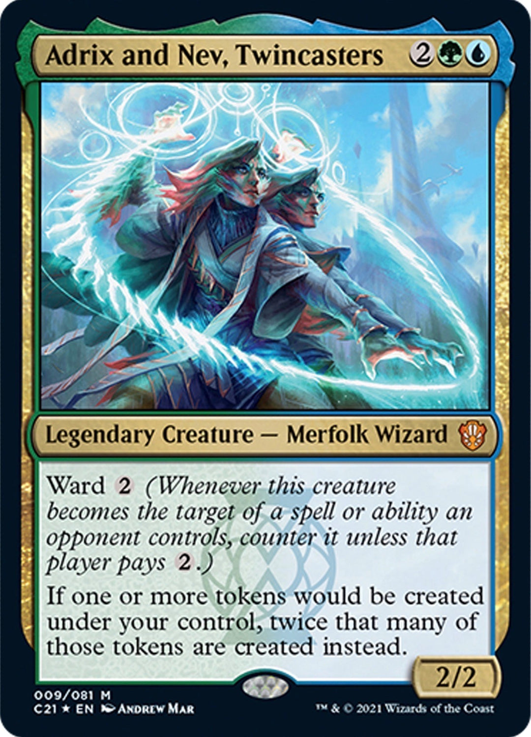 Image for Adrix and Nev, Twincasters (9) (C21) - Magic: The Gathering