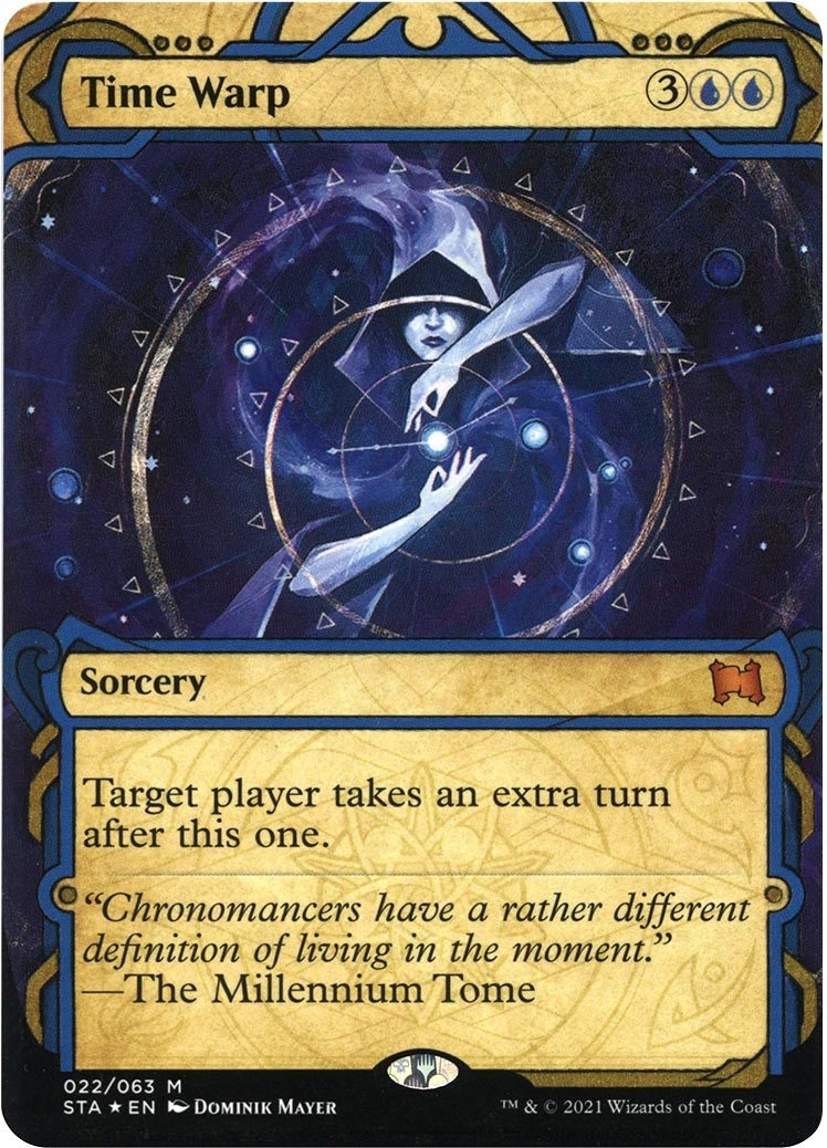 Image for Time Warp (Foil Etched) (22) (STA) - Magic: The Gathering